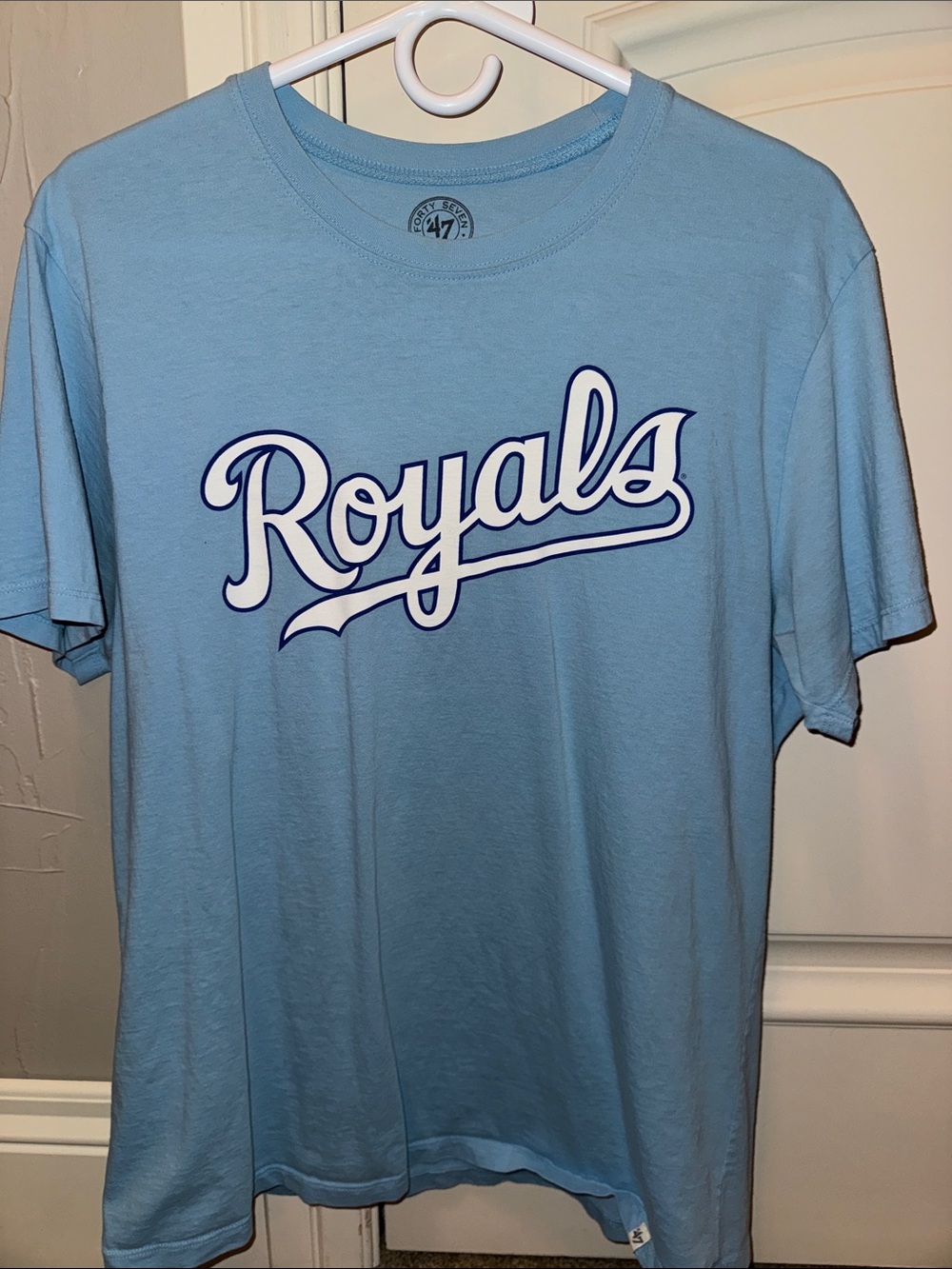 Light Blue Kansas City Royals Short Sleeve Tee KC
